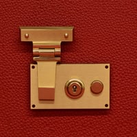 005. 横引き錠 Art. 3/K / brass satin