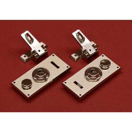 002. 横引き錠 Art. 1/K / nickel satin