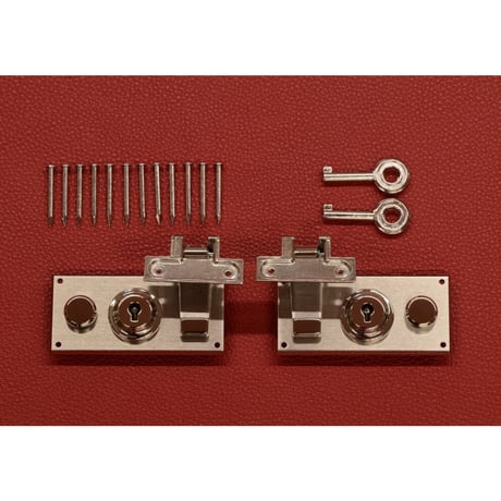 002. 横引き錠 Art. 1/K / nickel satin