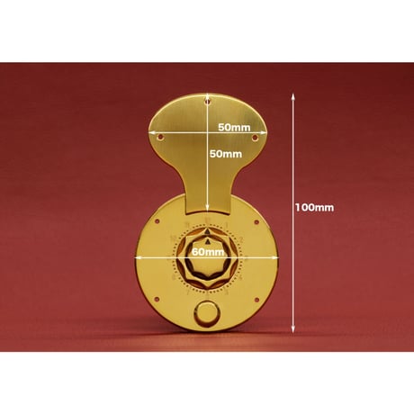 007. CH3W / natural brass