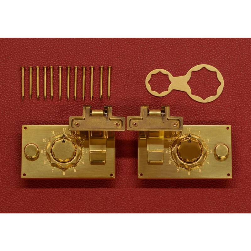 希少古物　錠前 006. 横引き錠 CH4W / natural brass | Global Highend