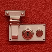 002. 横引き錠 Art. 1/K / nickel satin