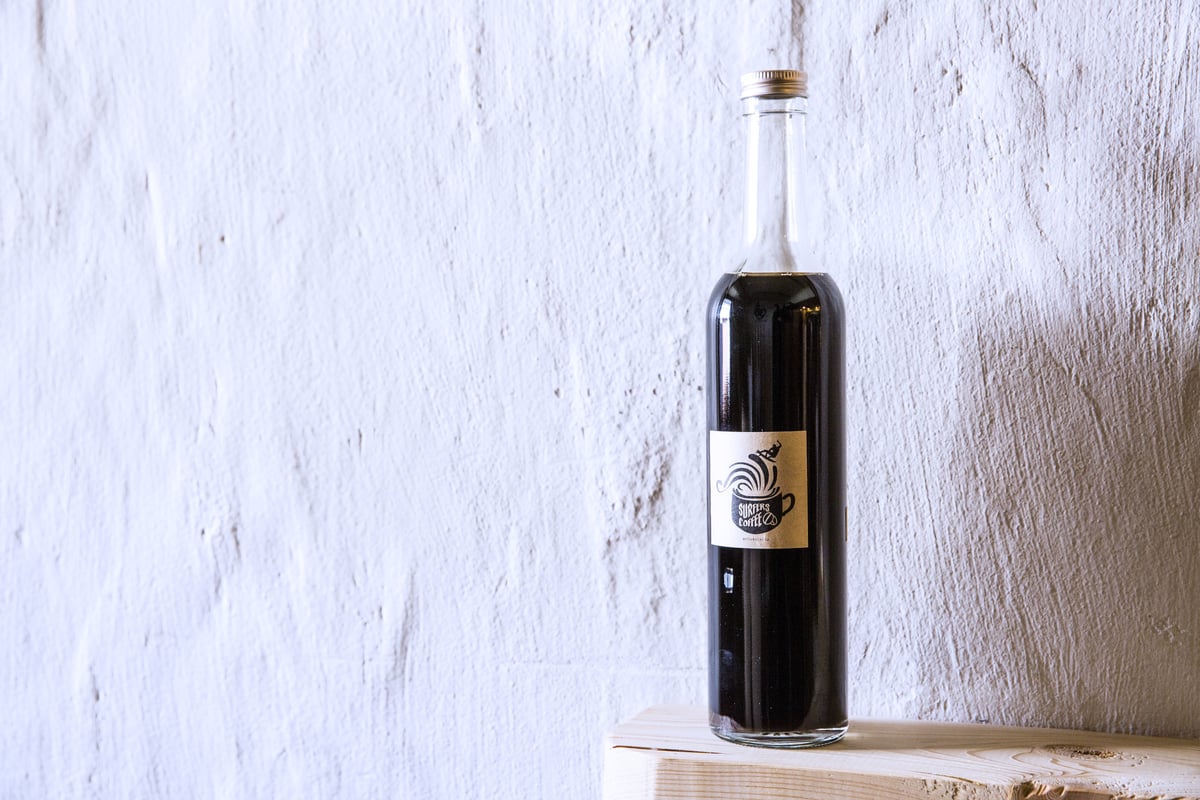 SURFERS COFFEE 500ml 瓶タイプ（濃縮水出しコーヒー） | みつばち38 S