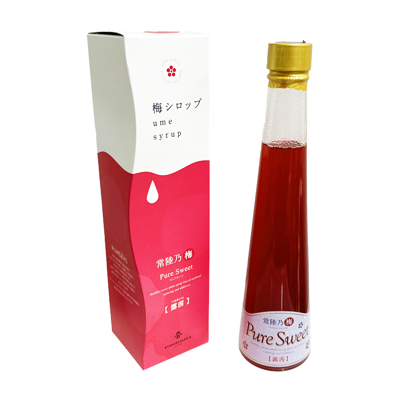 常陸乃梅シロップ「Pure Sweet」露茜 | 吉田屋オンラインショップ
