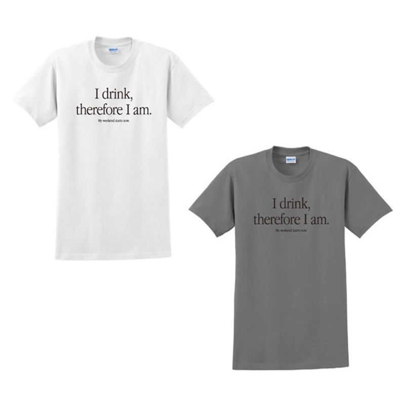 Apple 企業系 I think, therefore, I Mac Tシャツ