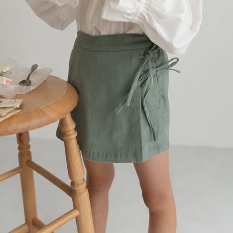 【即納】ruban short pants : cream mint