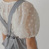 【order】2way macaron blouse：whip dot cream