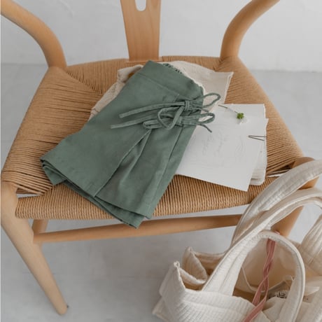 【即納】ruban short pants : cream mint