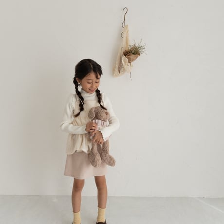 【order】 pocket skirt : cream pink