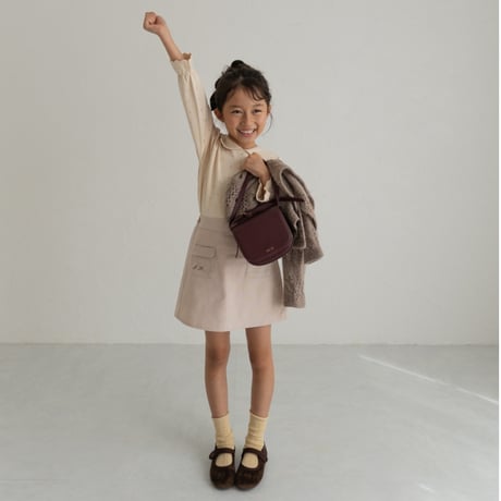 【order】 pocket skirt : cream pink