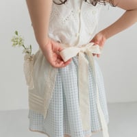 【即納】bonbon apron : dobby cream
