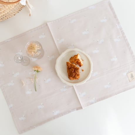 【order】place mat : blue gingham check