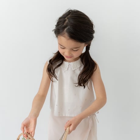 【order】lace collar blouse : 2color