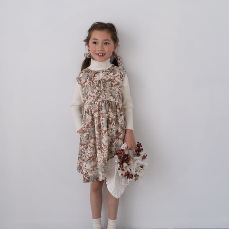 【reserve】ruban dress : mocha blossom