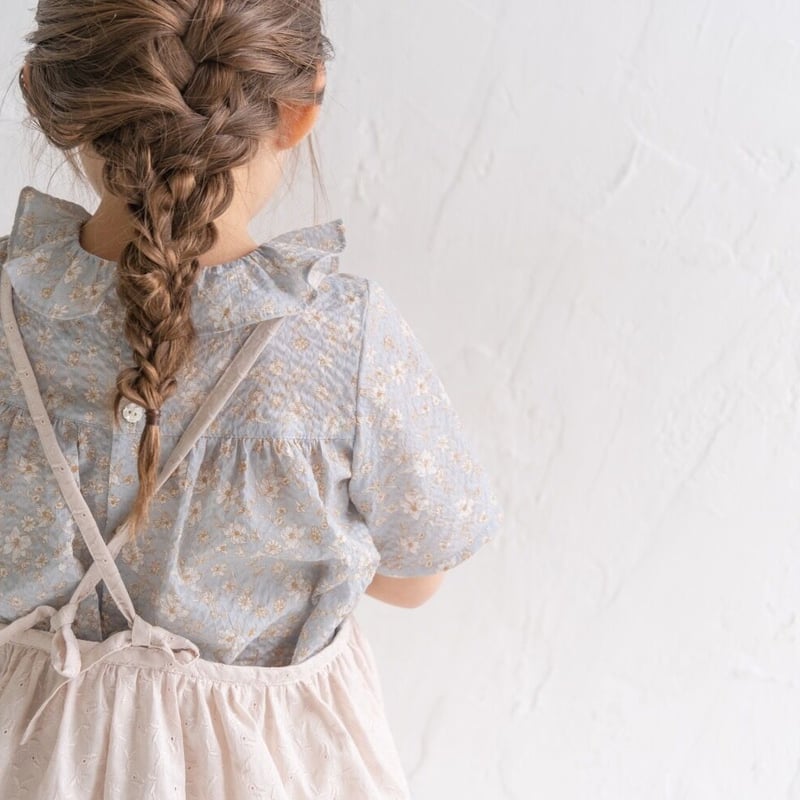 apron dress : smoky pink lace | K du ciel