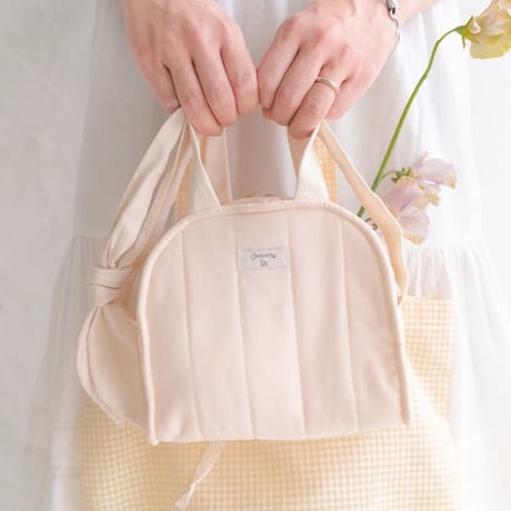 sub bag : lemon yellow gingham check
