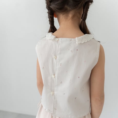 【order】lace collar blouse : 2color