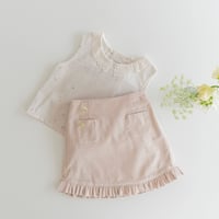【order】froufrou skirt : cream pink