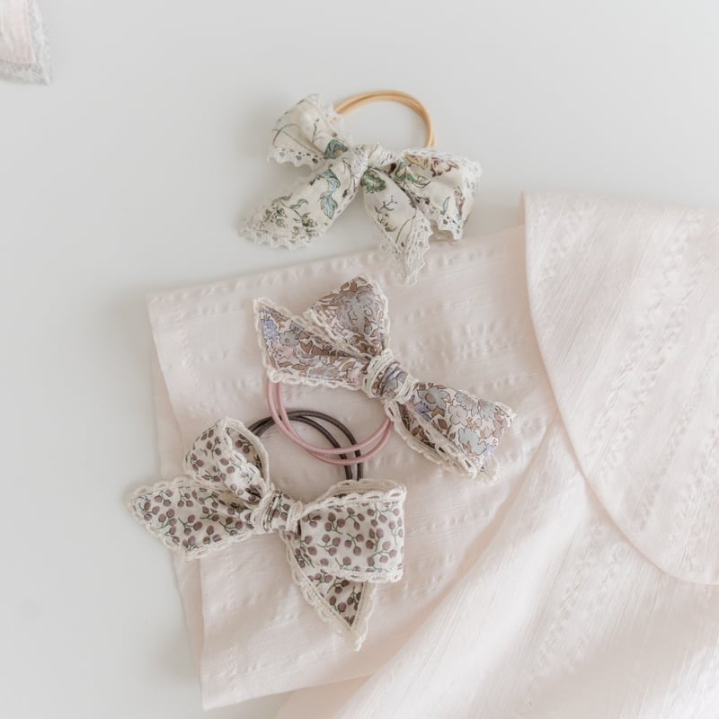 即納】ribbon hair tie | K du ciel