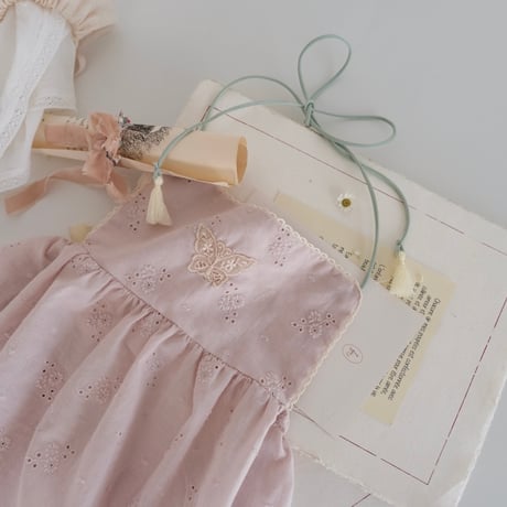 【即納】Papillon camisole : smoky pink
