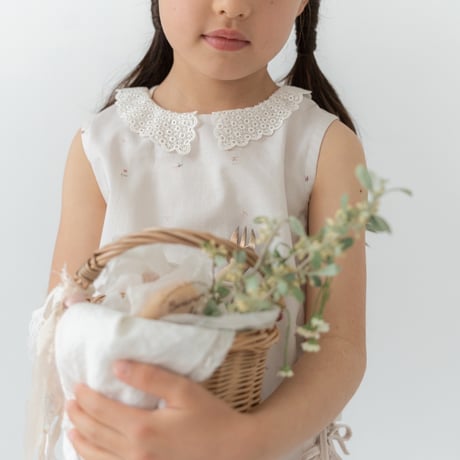 【order】lace collar blouse : 2color