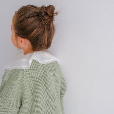 10-11 AW 〈09〉/ frilly collar onepiece : off-white