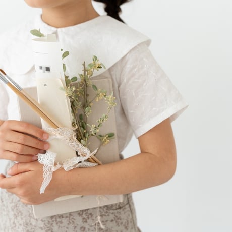 gather skirt : flower jacquard