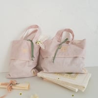【order】butterfly lesson / shoes bag : smoky pink
