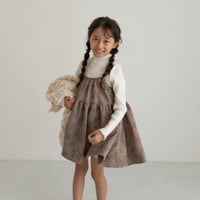 【order】lily volume camisole dress / mocha blossom