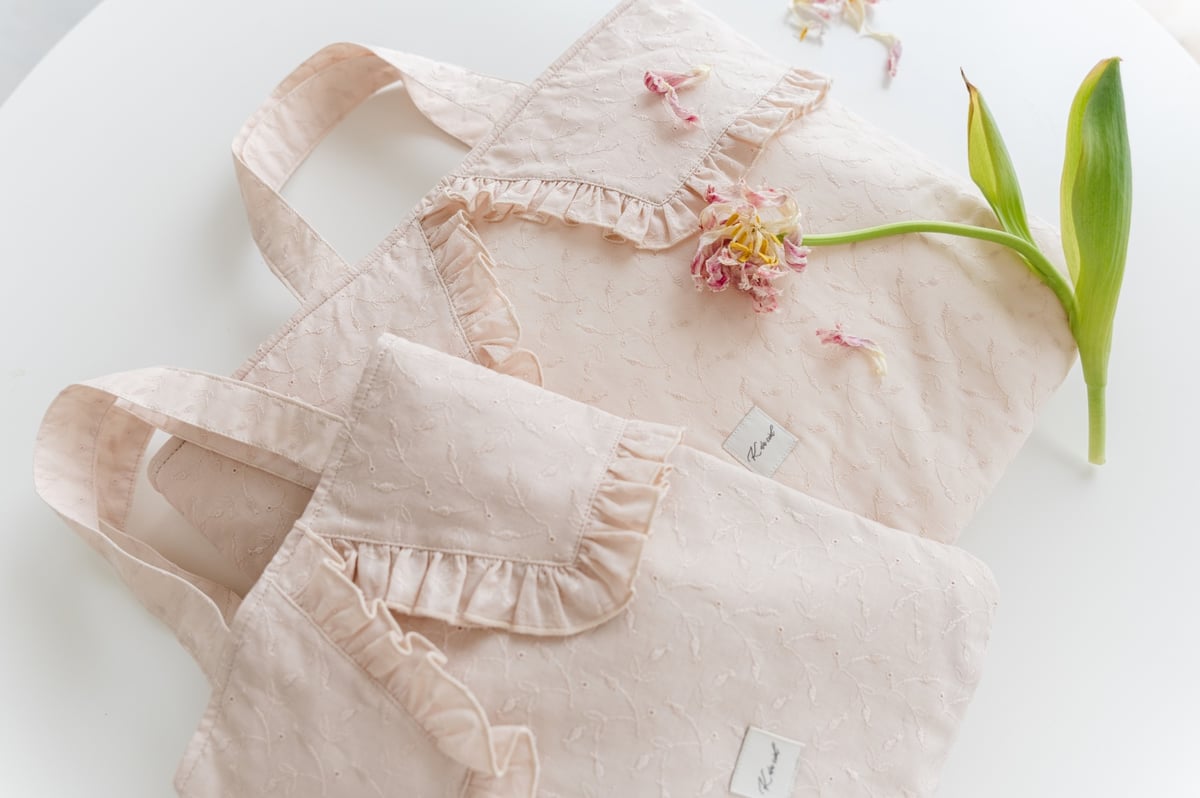 5m】petit flower lace : smoky pink | K du ciel