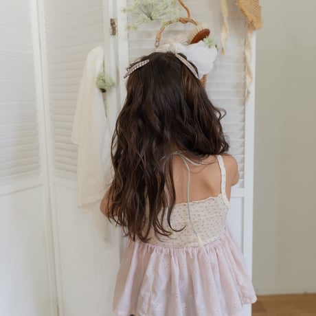 【即納】Papillon camisole : smoky pink