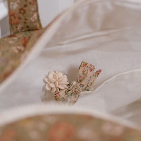 【即納】flower hairpin : cream / smoke pink / smoke blue