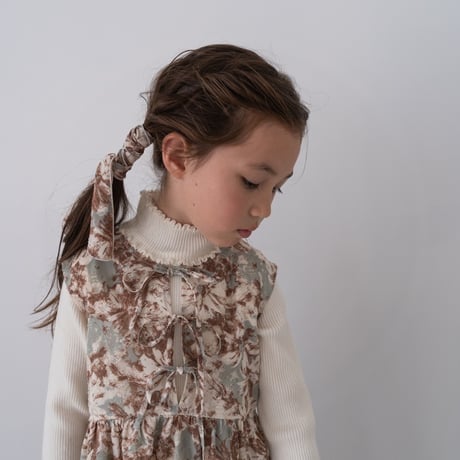 【reserve】ruban dress : mocha blossom