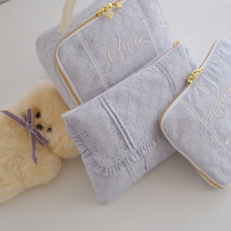little frill flap : air blue  / No.21-19