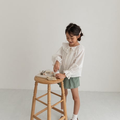 【即納】ruban short pants : cream mint