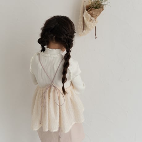 【order】 pocket skirt : cream pink