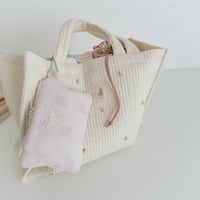 【order】Grande / Nubi Square Tote Bijou : cream
