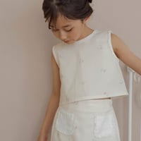 【order】lace trim blouse : soft bloom