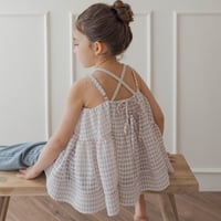 【即納】lily volume camisole / pink gingham check