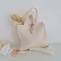 【order】Grande / Nubi Square Tote : cream