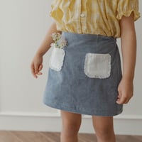 【order】froufrou skirt : denim corduroy