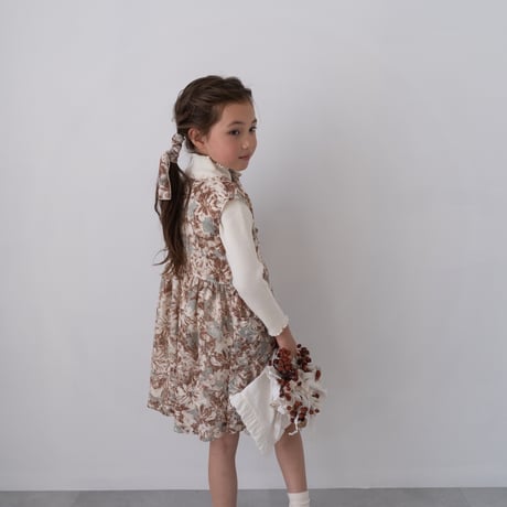 【reserve】ruban dress : mocha blossom