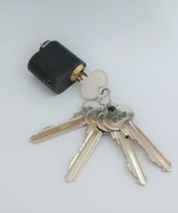ASSA　シリンダー交換 鍵5本付き　※工賃別