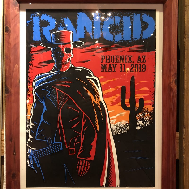 Rancid シルクスクリーン ポスター （RANCID シルクスクリーン