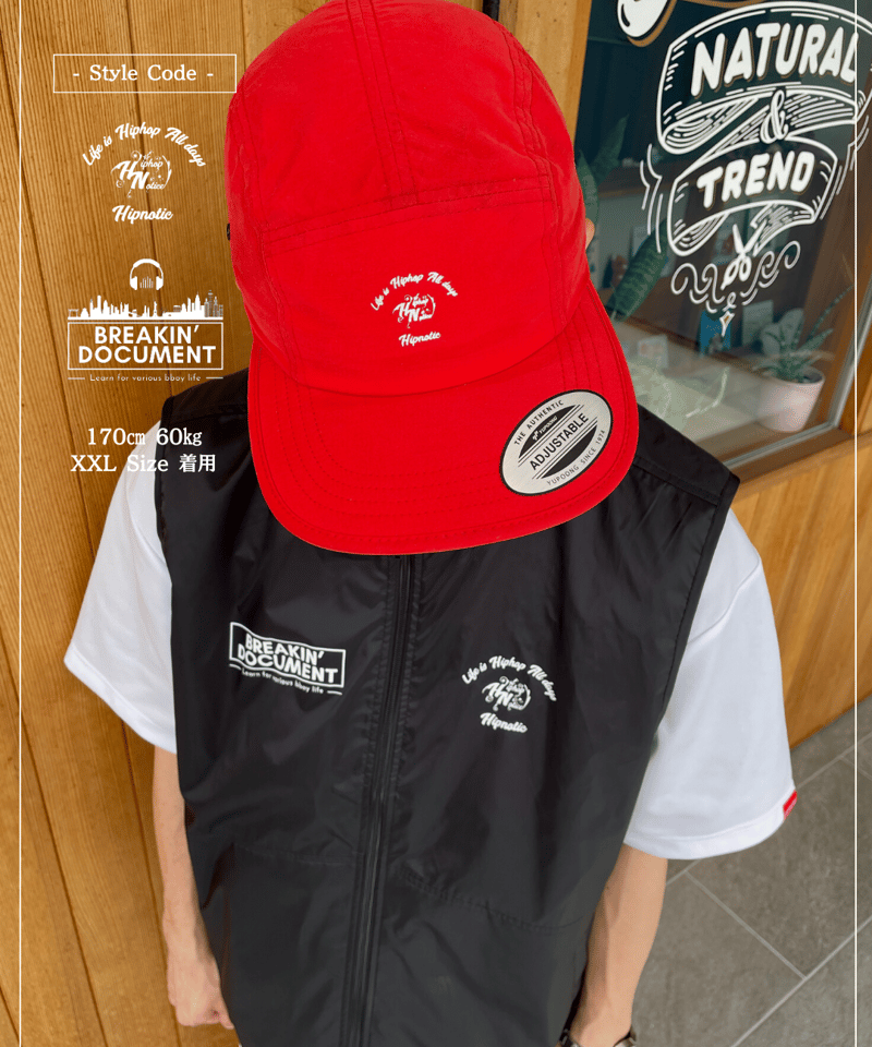 NYLON VEST / BREAKIN' DOCUMENT DOUBLE NAME | Hi