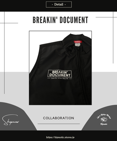 NYLON VEST / BREAKIN' DOCUMENT DOUBLE NAME