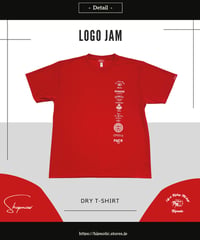 Logo Jam Dry T-Shirt  Red