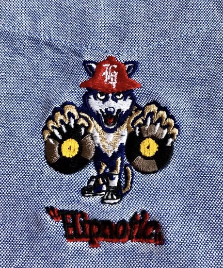 OX FORD EMBROIDERY  SHIRT  長袖