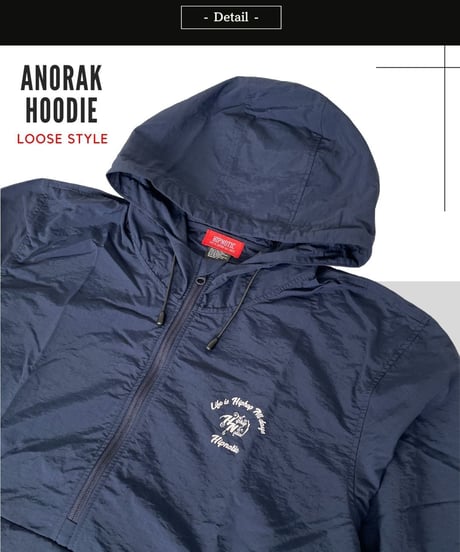 NYLON ANORAK HOODIE【NABY】