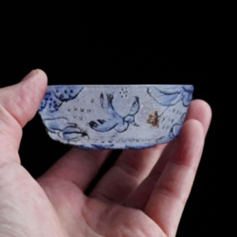 大室桃生 パート・ド・ヴェール 蓮と鳥 3 | JIBITA